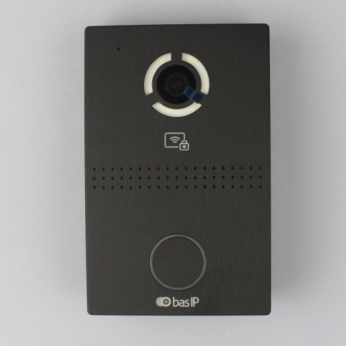 IP антивандальная видеопанель домофона со считывателем  BAS-IP AV-03BD BLACK