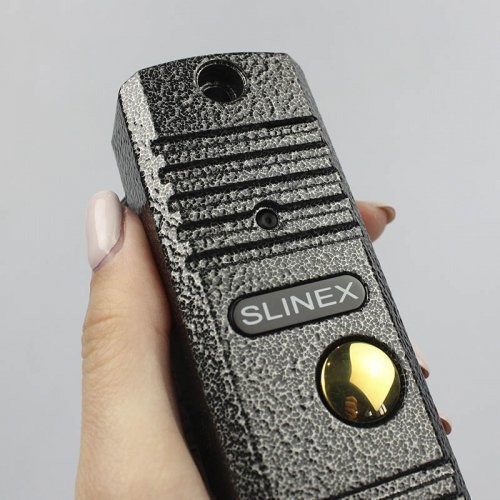 Антивандальна відеопанель для домофону Slinex ML-16HR Grey