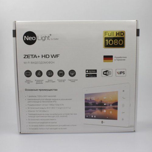 Видеодомофон NeoLight ZETA+ HD WF
