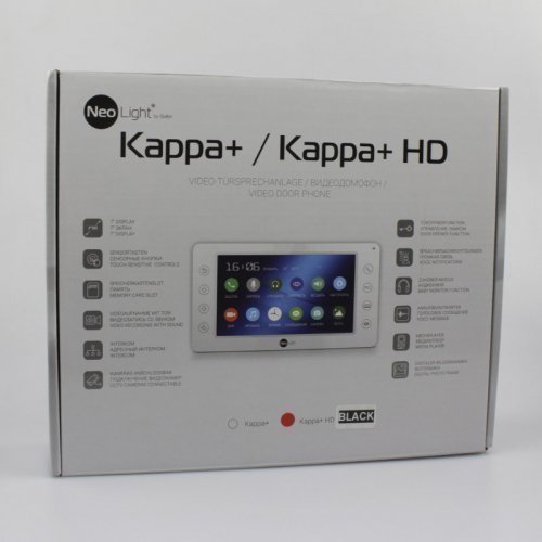 Видеодомофон с встроенной памятью и записью Neolight Kappa+ HD Black