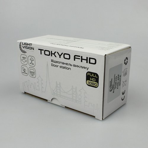 Вызывная панель LightVision TOKYO FHD (4RF) White