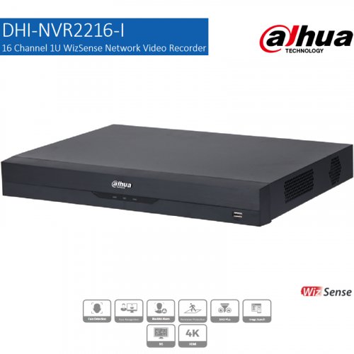 IP відеореєстратор Dahua DHI-NVR2216-I 16-канальний AI