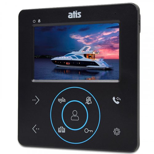 Видеодомофон с записью и сенсорными кнопками ATIS AD-480MB