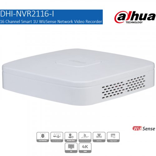 IP видеорегистратор Dahua DHI-NVR2116-I 16-канальный AI