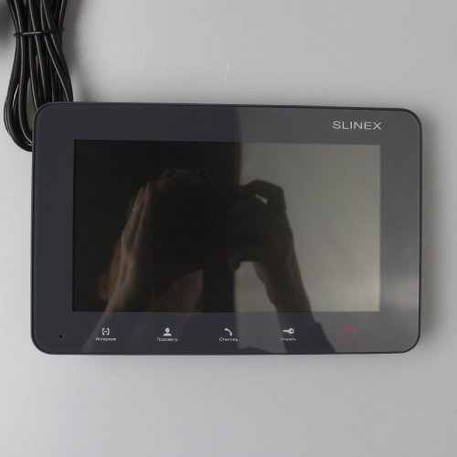 Видеодомофон с сенсорным экраном и записью Slinex SM-07MN Graphite