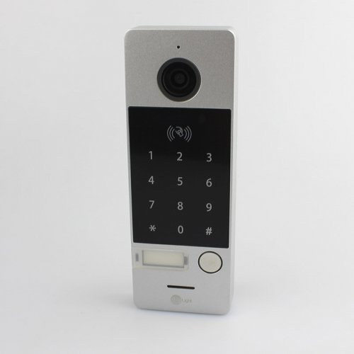 Відеопанель із зчитувачем та клавіатурою NeoLight Optima ID Key FHD Silver
