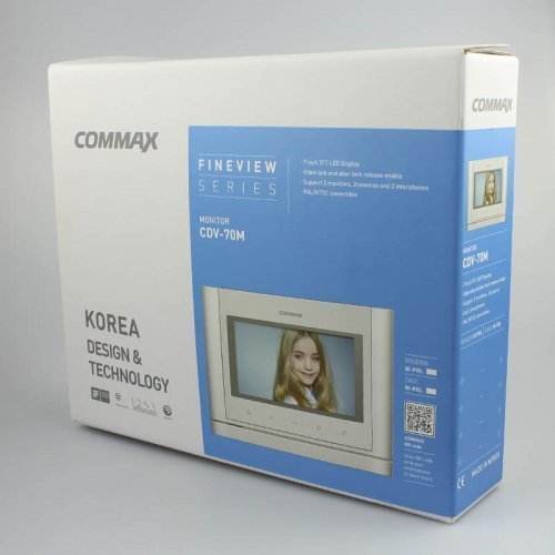 Распродажа! Видеодомофон  Commax CDV-70M White/Pearl