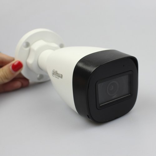 HDCVI камера з мікрофоном 2Мп Dahua DH-HAC-HFW1200CP-A (2.8 мм)