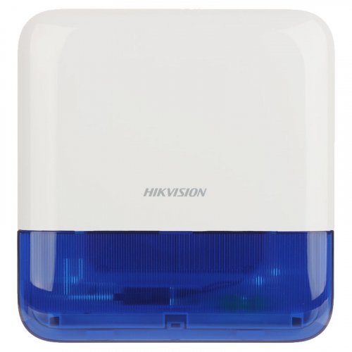 Бездротова вулична сирена Hikvision DS-PS1-E-WE (синя)
