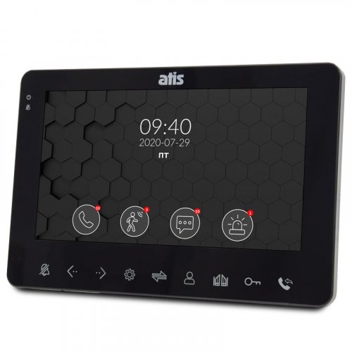 Видеодомофон с записью и сенсорными кнопками ATIS AD-780MB