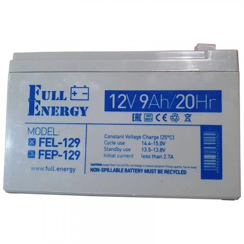 Full Energy FEL-129 12В 9 Ач для ДБЖ