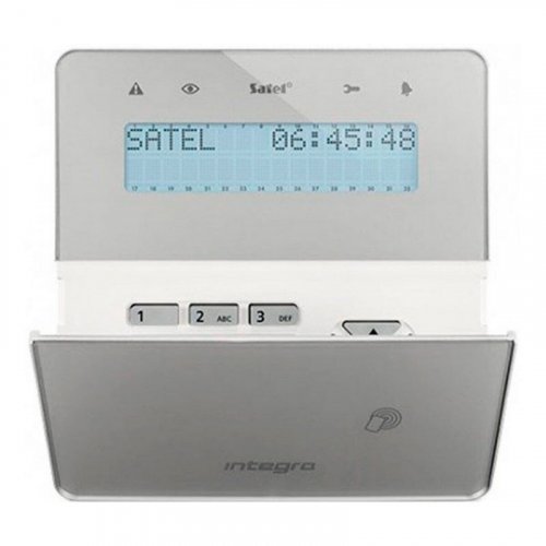 Клавиатура со считывателем карт Satel INT-KLFR-SSW