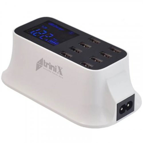 Зарядний пристрій Trinix USB YC-CDA19A на 8 портів