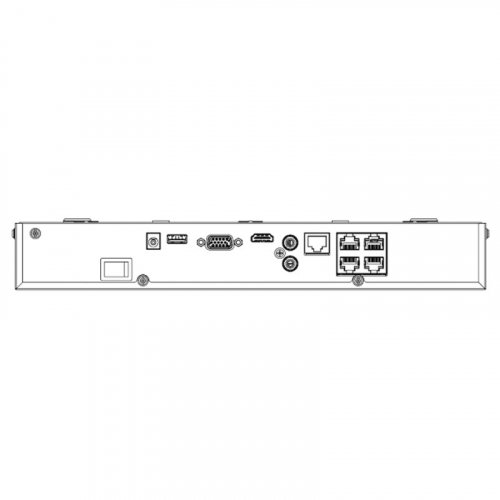 IP видеорегистратор Hikvision DS-7604NI-K1/4P(C) 4-канальный PoE