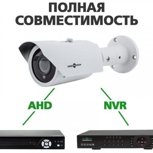 Гибридная наружная камера Green Vision GV-049-GHD-G-COA20V-40 1080Р