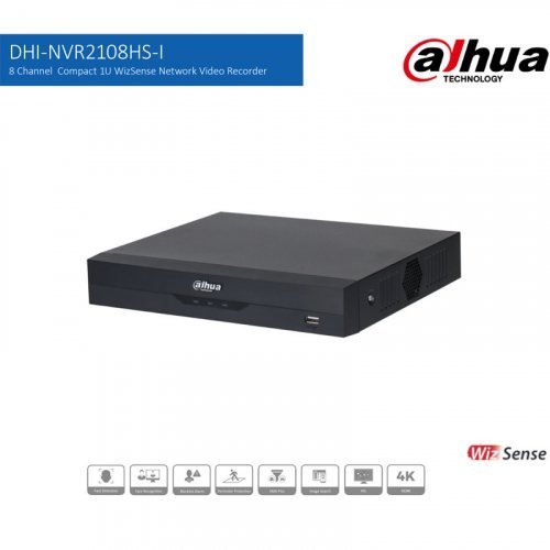 Відеореєстратор Dahua DHI-NVR2108HS-I 8-канальний IP