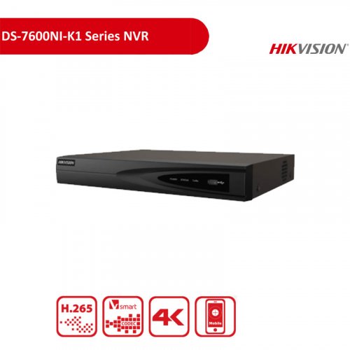 Видеорегистратор Hikvision DS-7604NI-K1(C) 4-х канальный IP