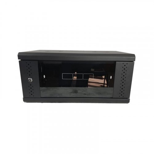 Серверный шкаф 6U, EServer 600х350х370 (Ш*Г*В), стекло, черный