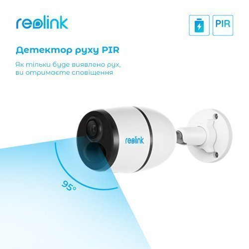 Умная камера 4MP Reolink Go Plus 4G с солнечной панелью