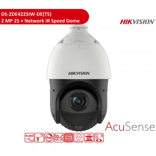 IP Камера видеонаблюдения Hikvision DS-2DE4225IW-DE (T5) with brackets 2Mp 25х Speed Dome