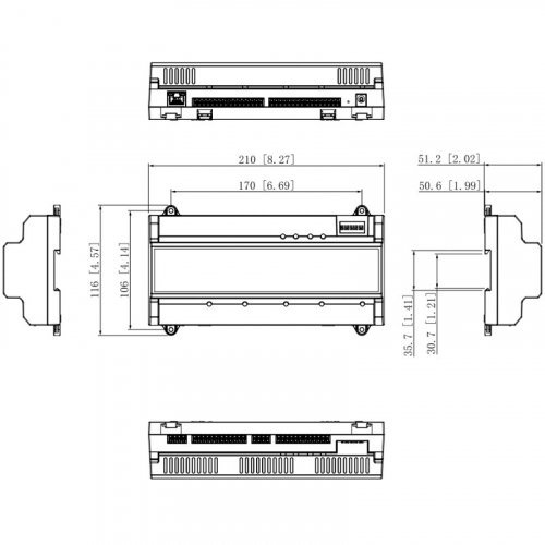 Контроллер доступа Dahua DHI-ASC2204B-S 4-дверный односторонний