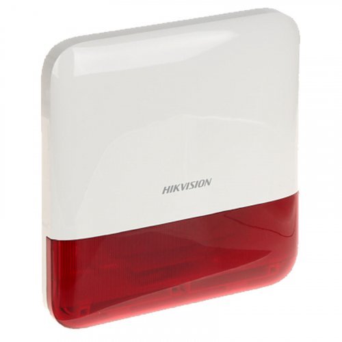 Беспроводная уличная сирена Hikvision DS-PS1-E-WE-Red (красная)
