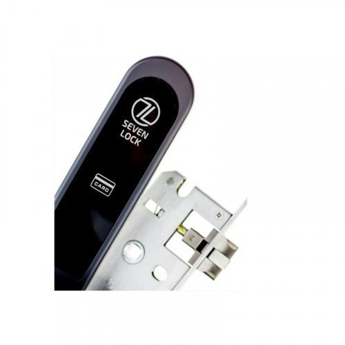 Электронный RFID замок SEVEN LOCK SL-7737S black ID EM для офисов
