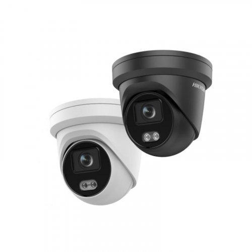 IP камера видеонаблюдения Hikvision DS-2CD2347G2-LU(C) 2.8mm 4Мп Black ColorVu Turret