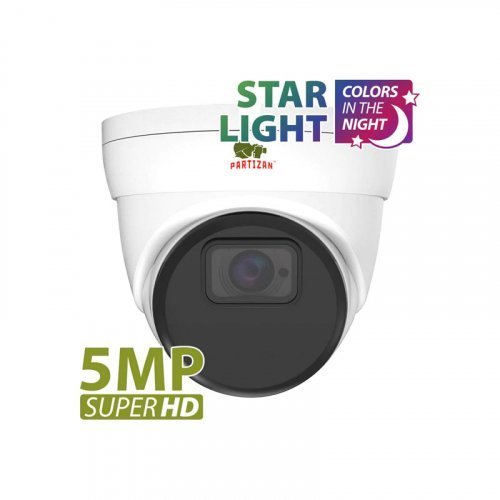 IP камера видеонаблюдения Partizan IPD-5SP-IR Starlight SH 1.0 2.8mm 5Мп