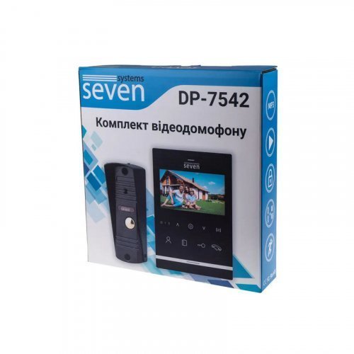 Комплект домофона SEVEN DP-7542 Kit Black