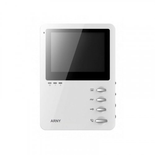 Аналоговый видеодомофон со встроенной памятью ARNY AVD-410M White