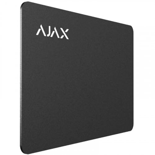 Бесконтактная карта управления Ajax Pass black (10pcs)