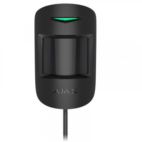 Дротовий датчик руху Ajax MotionProtect Fibra black