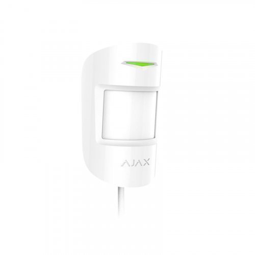 Дротовий датчик руху Ajax MotionProtect Plus Fibra white