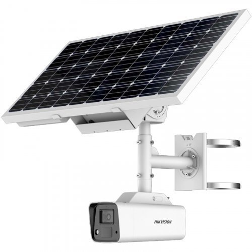 Камера видеонаблюдения Hikvision DS-2XS2T47G1-LDH/4G/C18S40(4mm)/EU 4 МП ColorVu 4G с солнечной панелью