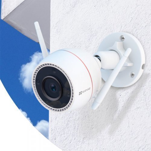 Камера видеонаблюдения CS-C3TN (3MP,2.8mm) 2K Wi-Fi Smart с активным отпугиванием