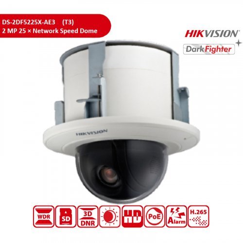 Камера видеонаблюдения Hikvision DS-2DF5225X-AE3 (T3) 4.8-120mm 2MP 25х PTZ