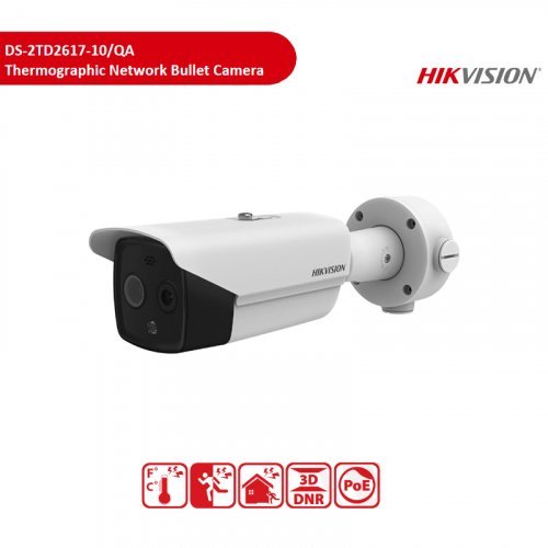 Тепловизионная видеокамера Hikvision DS-2TD2617-10/QA 9.7mm 4MP