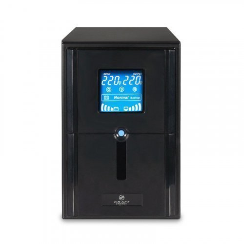 ИБП Kraft KRF-PSW1000VA/800W(LCD)24V UPS под внешний аккумулятор