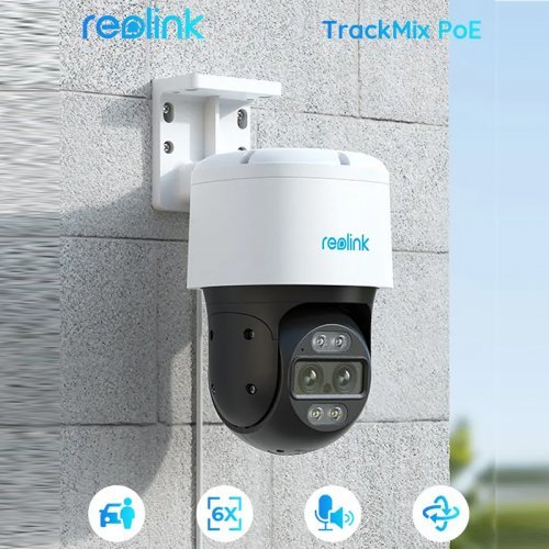 IP камера відеоспостереження Reolink TrackMix PoE 2.8mm 8МП PTZ