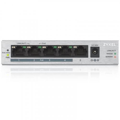 Коммутатор ZYXEL GS1005HP (GS1005HP-EU0101F)