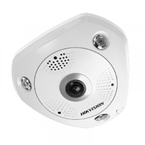 Камера Hikvision DS-2CD63C5G0E-IVS(B) (2мм) 12 МП Fisheye с микрофоном IP