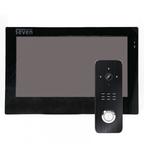 Комплект видеодомофона SEVEN DP-7577/07Kit black Wi-Fi