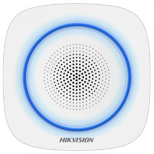  Беспроводная внутренняя сирена Hikvision DS-PS1-I-WE Blue (синяя подсветка)