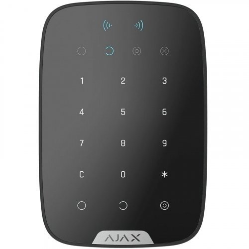 Беспроводная клавиатура Ajax Keypad S Plus (8PD) black с поддержкой защищенных карт и брелок
