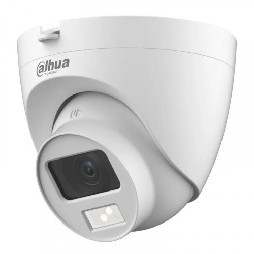 Камера виденаблюдения Dahua DH-HAC-HDW1500CLQP-IL-A (2.8мм) 5 МП Smart Dual Light HDCVI