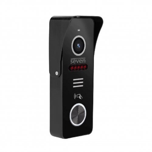 Виклична панель домофону з вбудованим зчитувачем карток EM-Marin SEVEN CP-7502F RFID Black