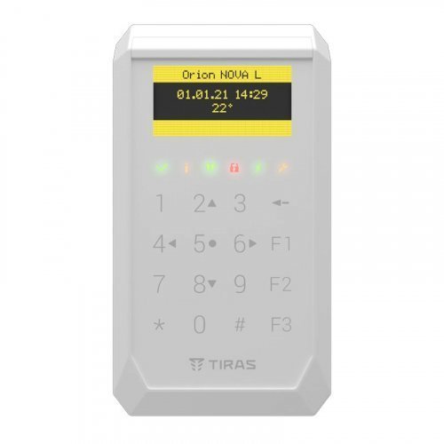 Сенсорная OLED клавиатура Tiras K-PAD OLED (white)