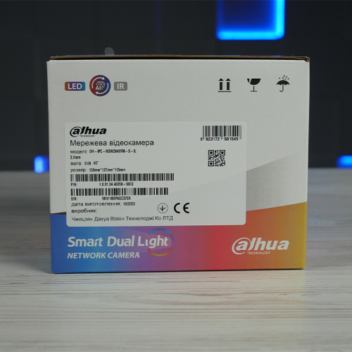 Камера відеоспостереження Dahua DH-IPC-HDW2849-S-IL (2.8мм) 8mp Smart Dual Light WizSense