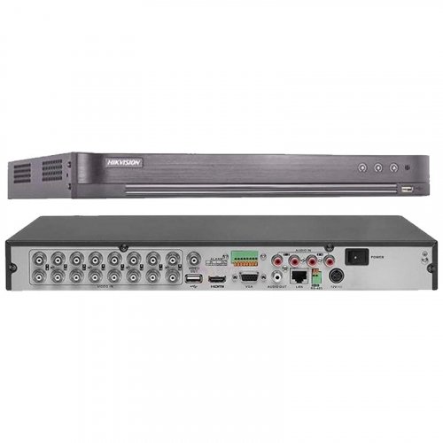 Відеореєстратор Hikvision iDS-7216HUHI-M2/S(E) 16-канальний 5 MP 1U H.265 AcuSense DVR